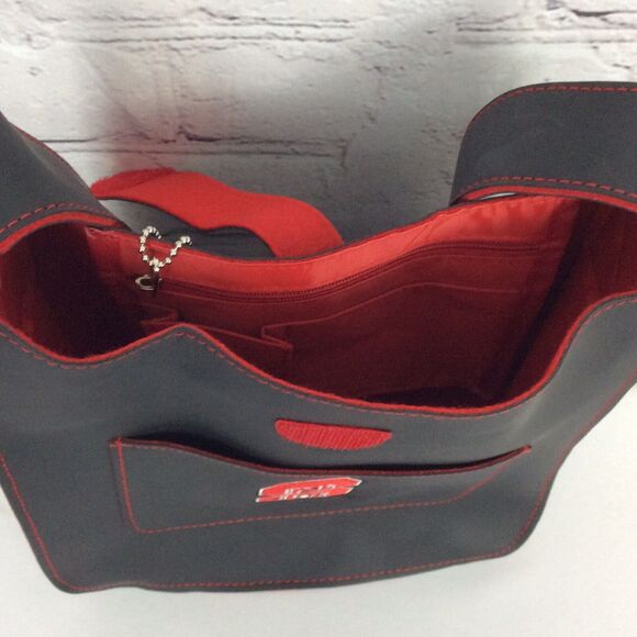 NC State Wolfpack Alan Stuart NCAA Small Handbag/Purse Faux Leather Tailgating - Picture 3 of 9